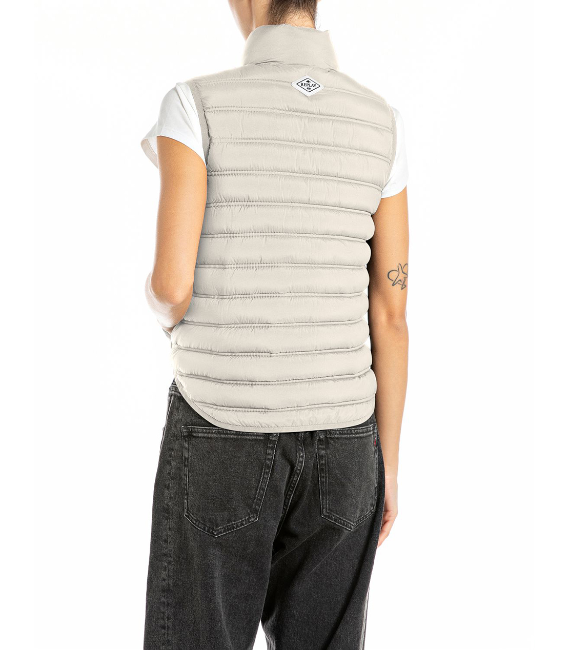 レギュラーフィット・パデッドベスト 詳細画像 ベージュ 2